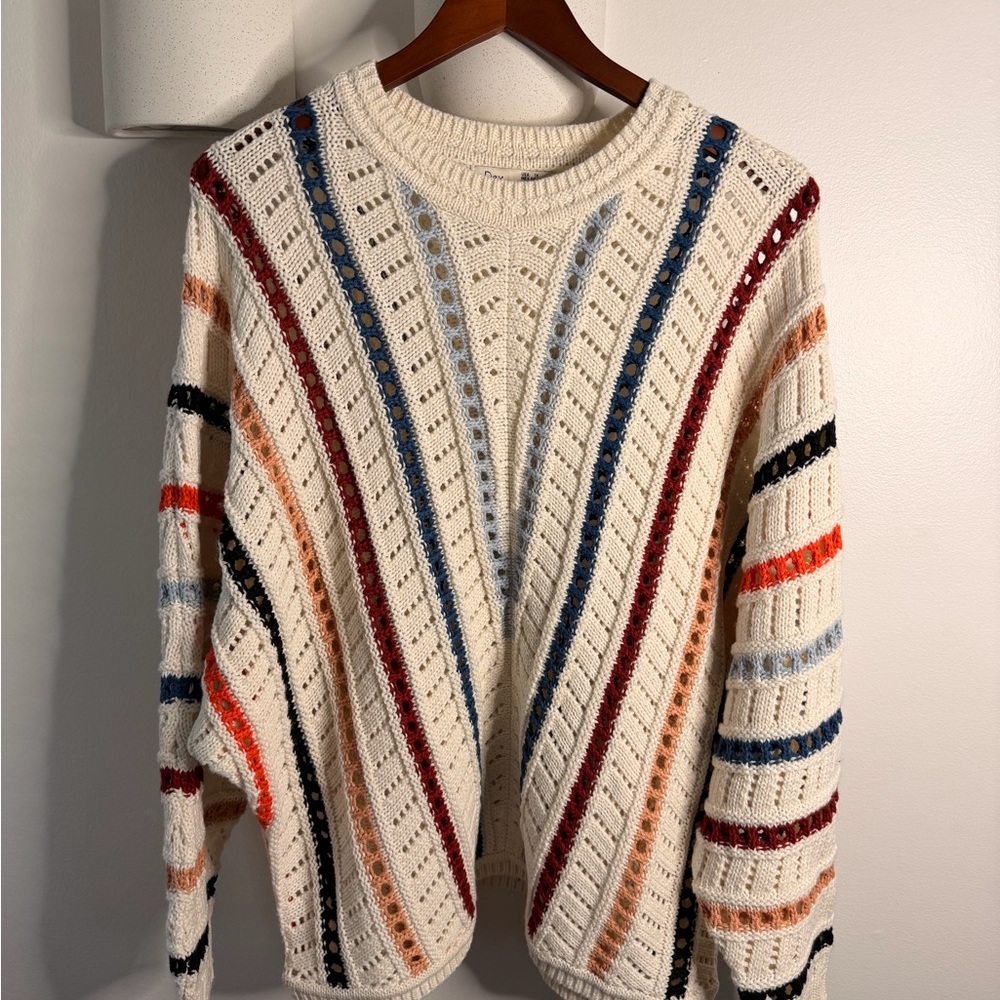 Dex Crochet Knit Sweater 1X